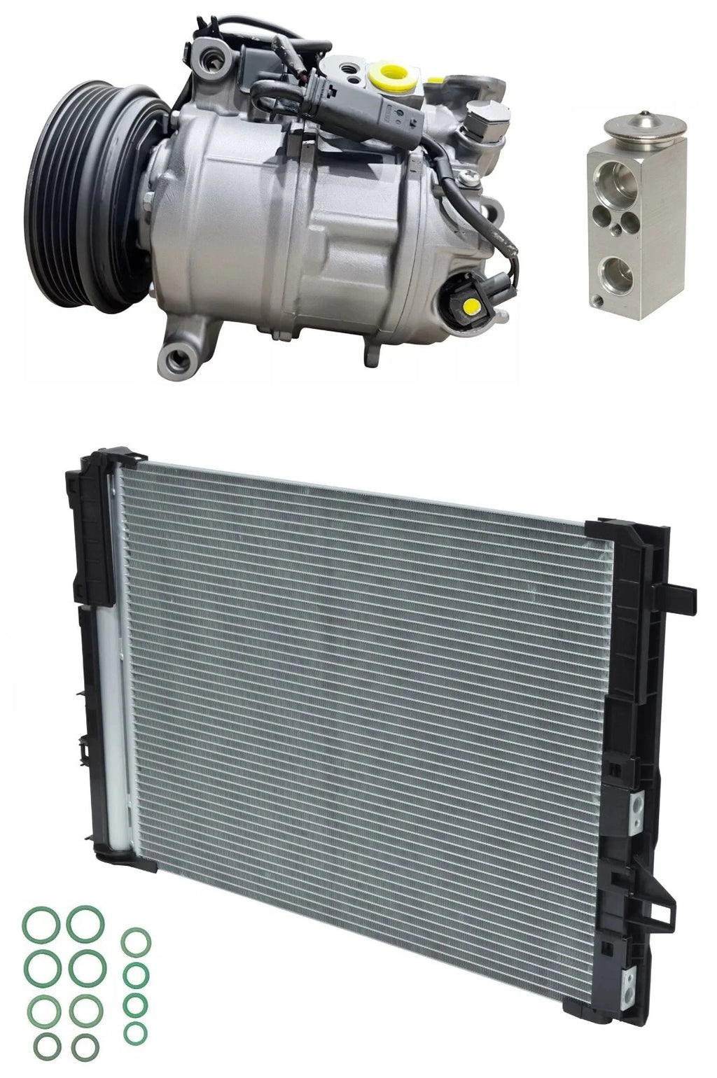 AC Compressor Kit with Condenser for Mercedes GLA250 (2019–2019)