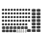 75X CNC Engine Bolt Topper Caps for Harley Touring Road Street Glide (2009-2023)