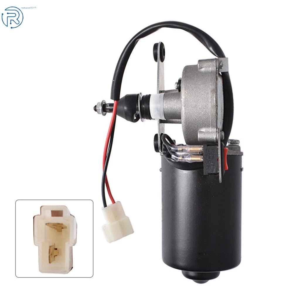 12V Electric Windshield Wiper Motor Kit for Polaris RZR, Kawasaki, Can Am X3