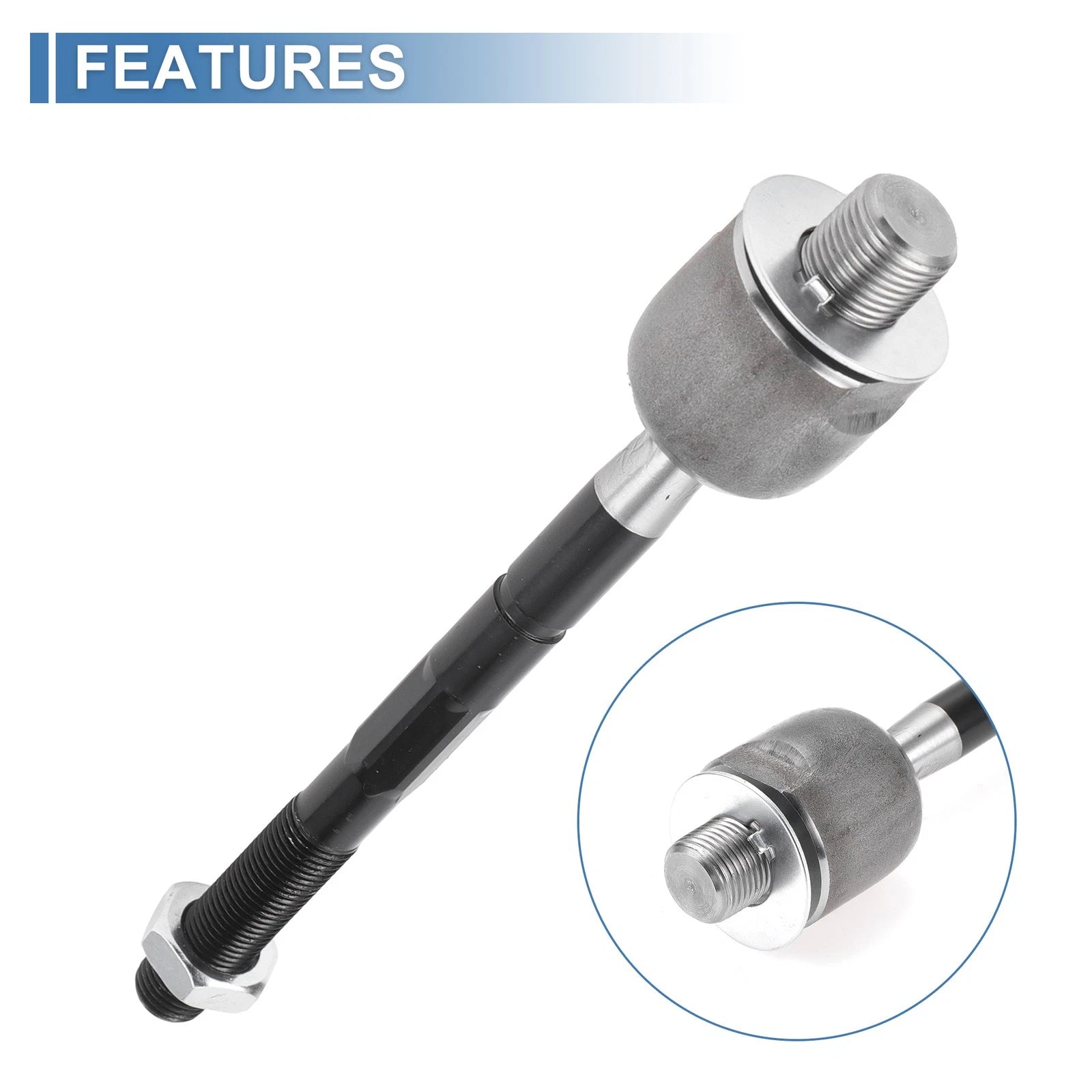 2 Pcs Front Inner Tie Rod End Links for Honda Pilot, Acura MDX (No.EV471)