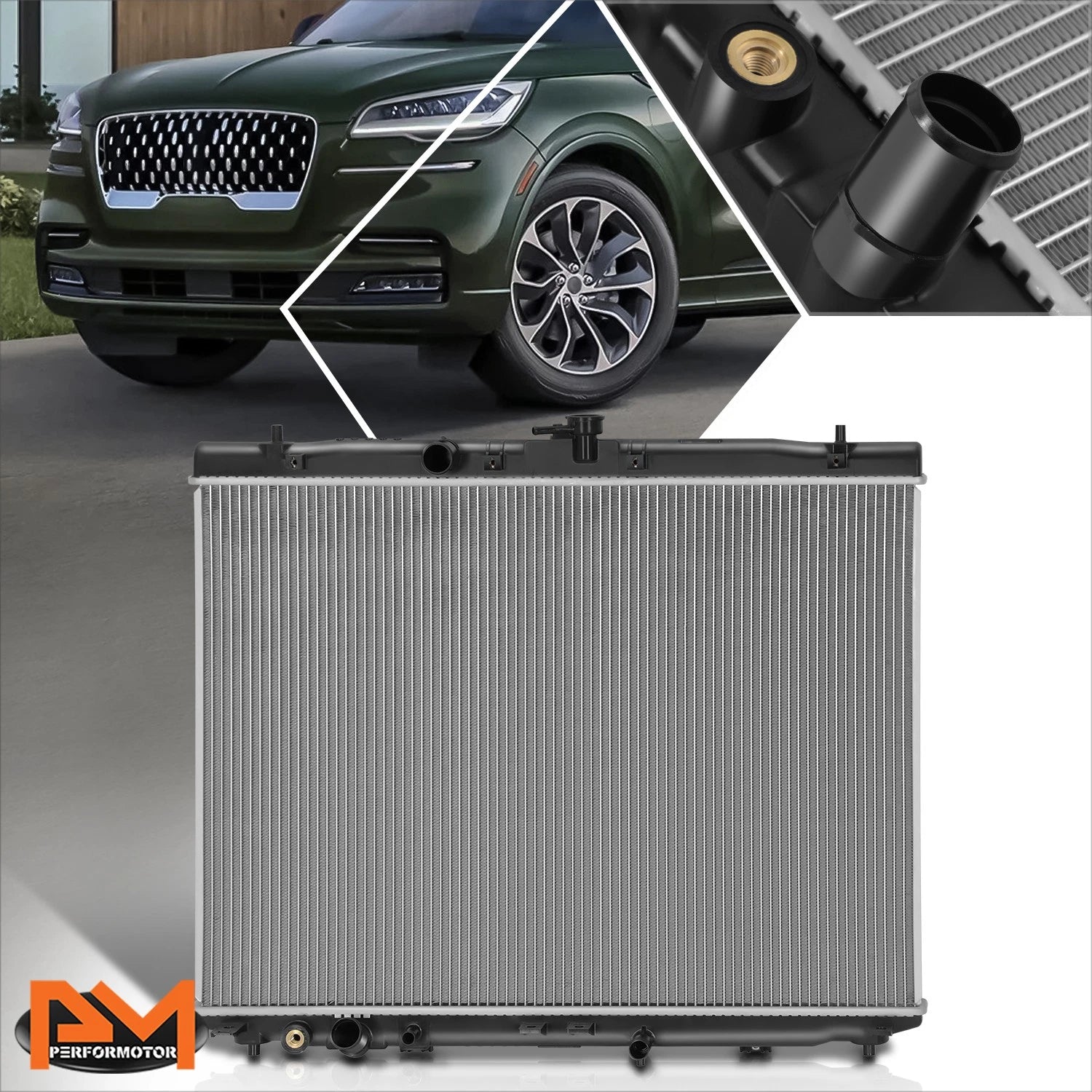 Aluminum Core Cooling Radiator for Acura MDX 3.5L V6 (2022–2024) DPI-13919