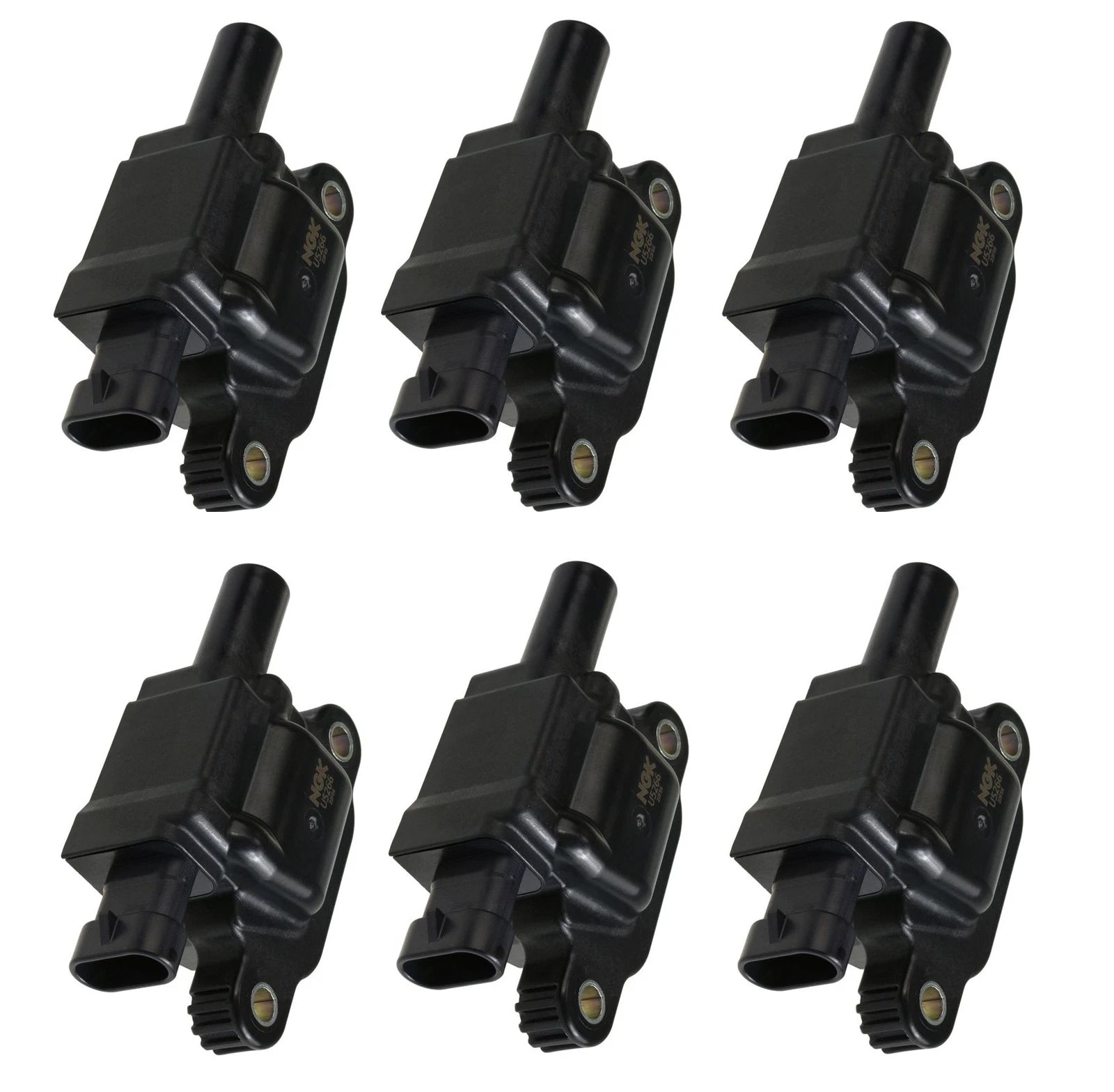 Set of 6 NGK Ignition Coils for Chevrolet GMC Sierra 1500 (2014–2016)