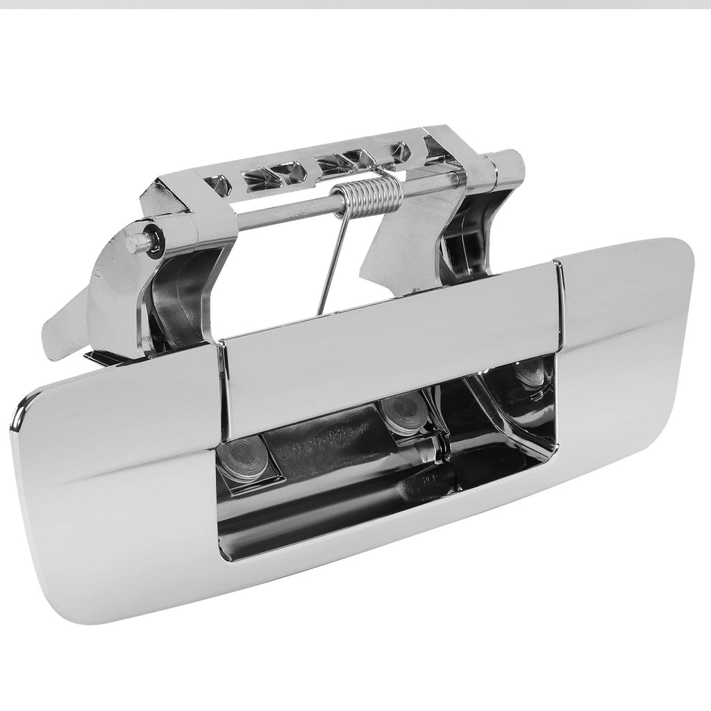 Rear Outer Tail Gate Pull Handle Lever w/ KeyHole Chrome for Ram 1500-3500 (2009–2021)