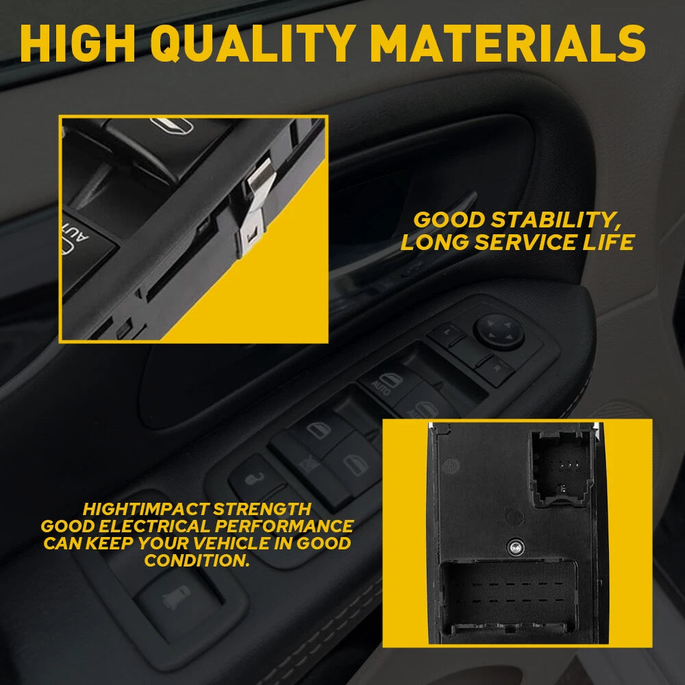 Front Driver Power Window Master Switch for Dodge Grand Caravan (2012â2019)