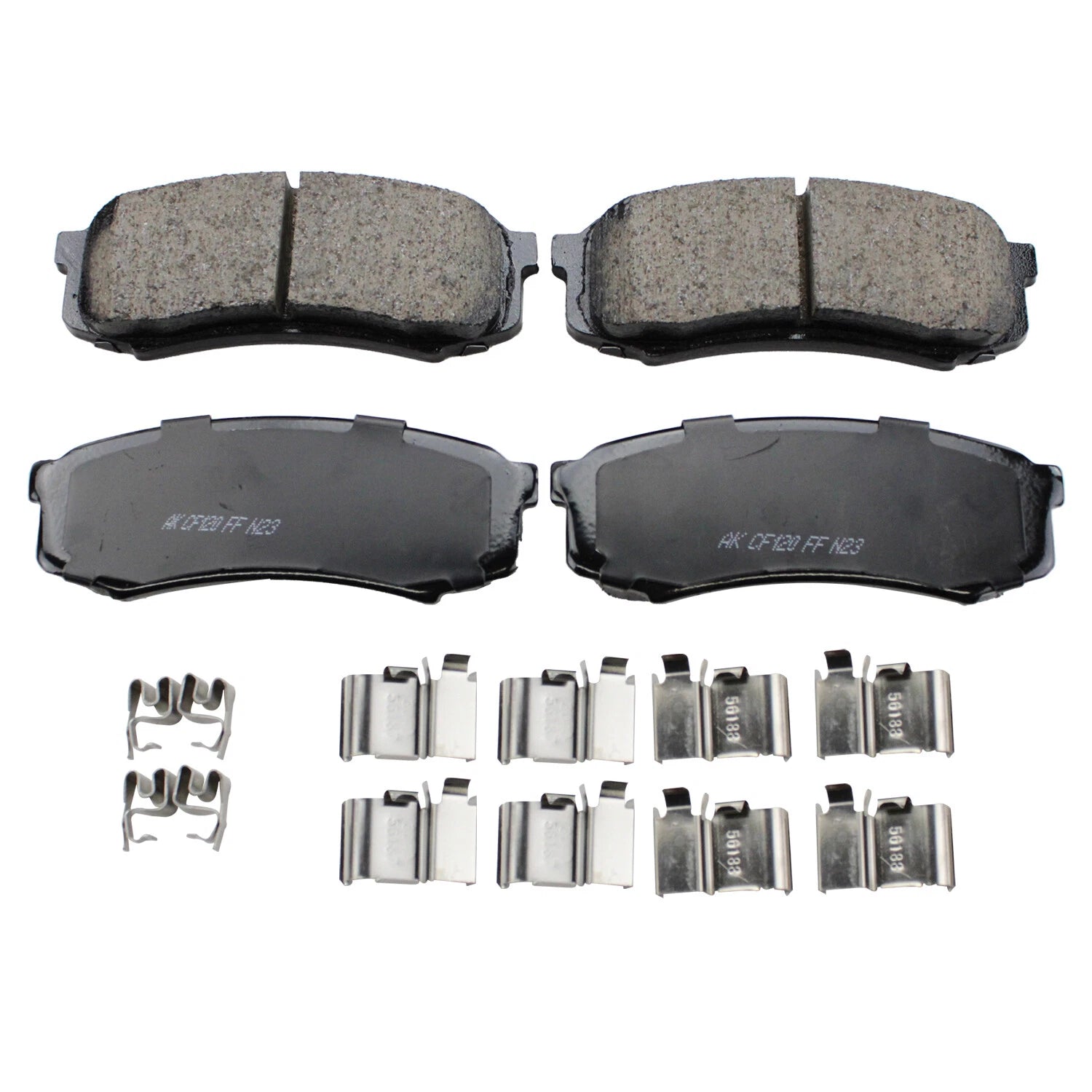Set of 4 Akebono ProACT Rear Ceramic Brake Pads for GX460 GX470 4Runner FJ Cruiser (2010–2023)