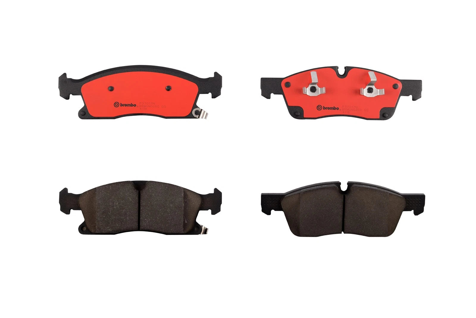 Set of 4 Brembo Front Ceramic Slotted Brake Pads for Dodge Durango Jeep Grand Cherokee