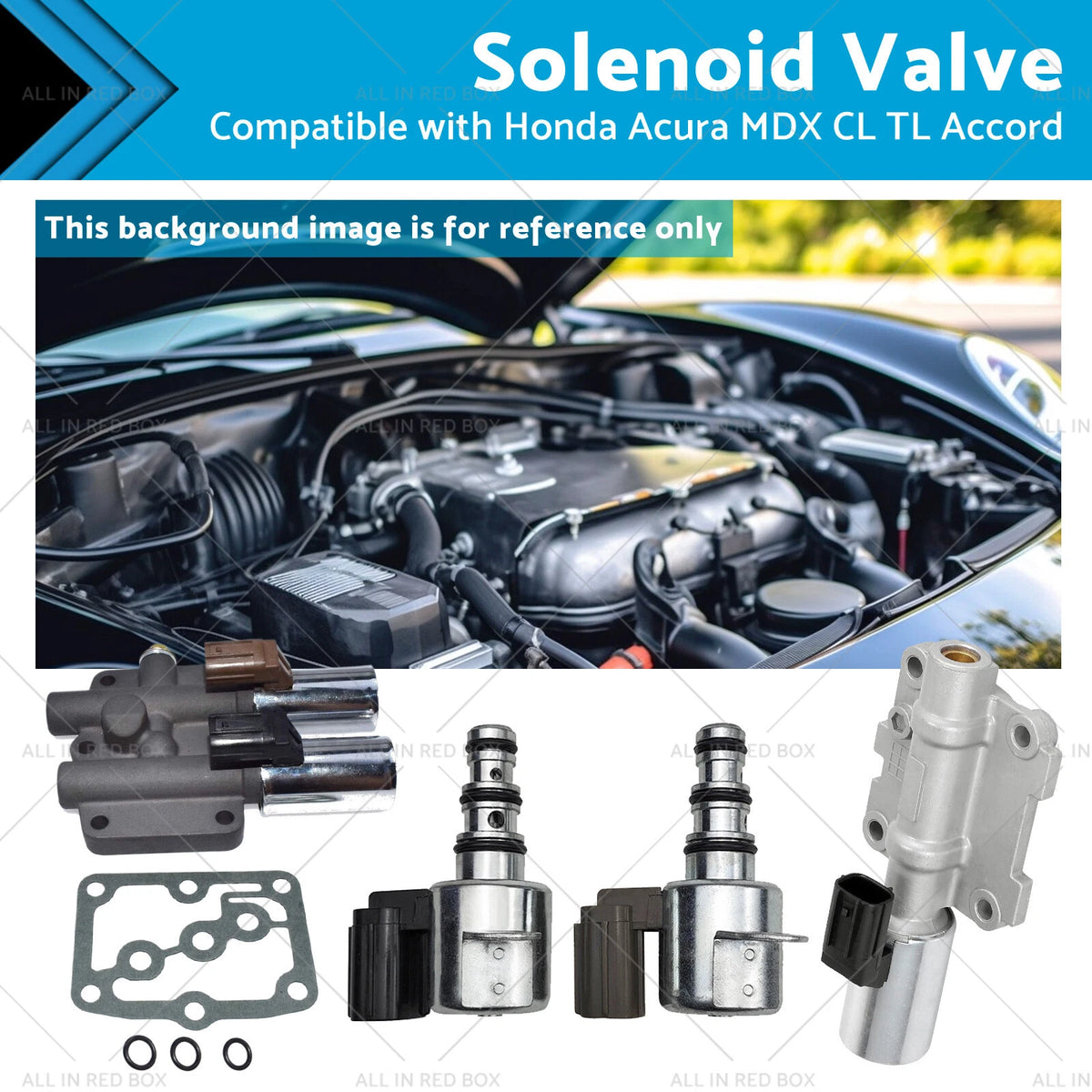 3PCS Transmission Solenoid Kit for Honda Odyssey Accord (2000–2004) 28250-P6H-024