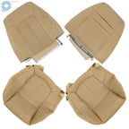 Set of 2 Perforated Leather Seat Covers for Ford F150 Lariat (2009–2014)