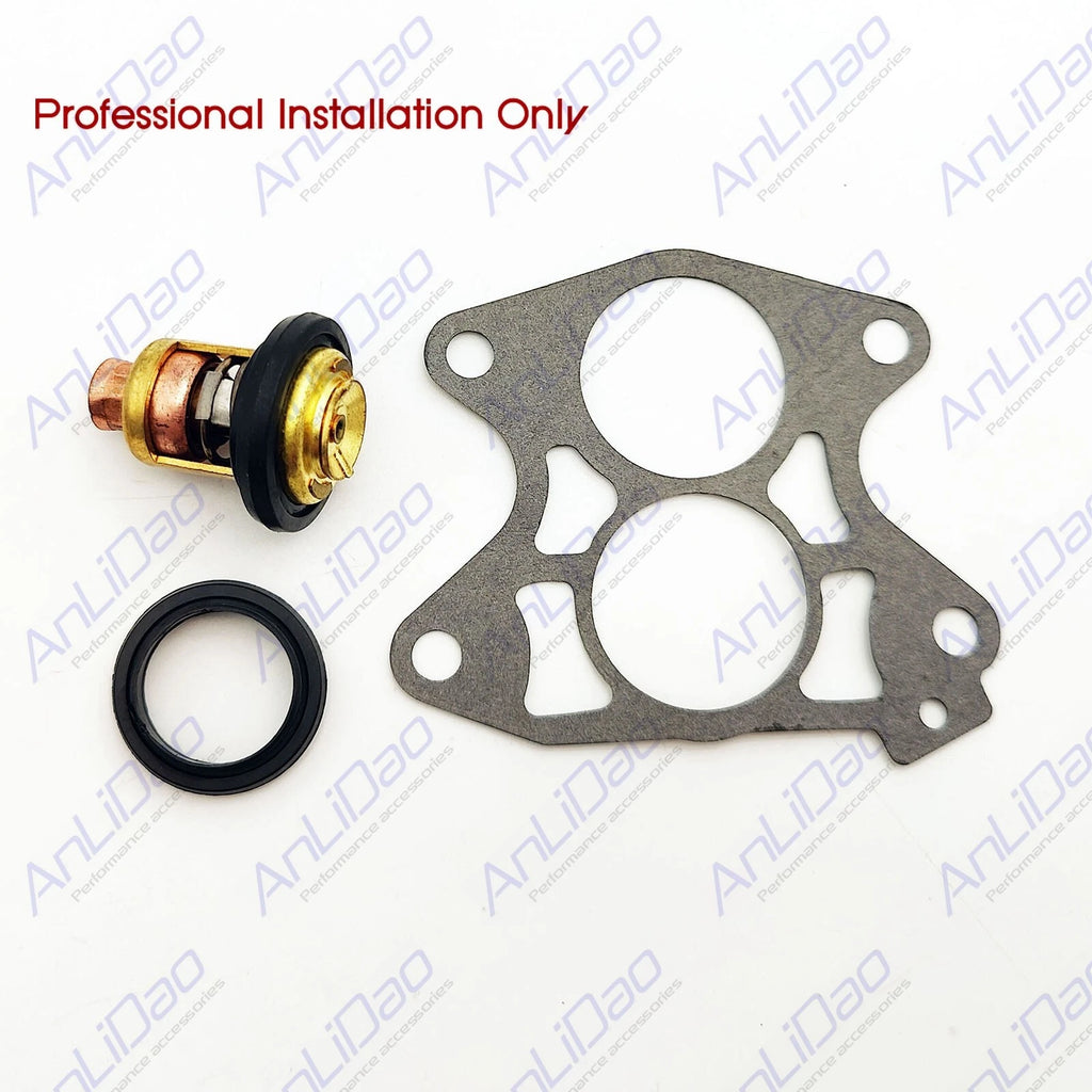2X Thermostat & Gasket for Yamaha Outboard (6E5-12411-30-00, 688-12414-A1-00)