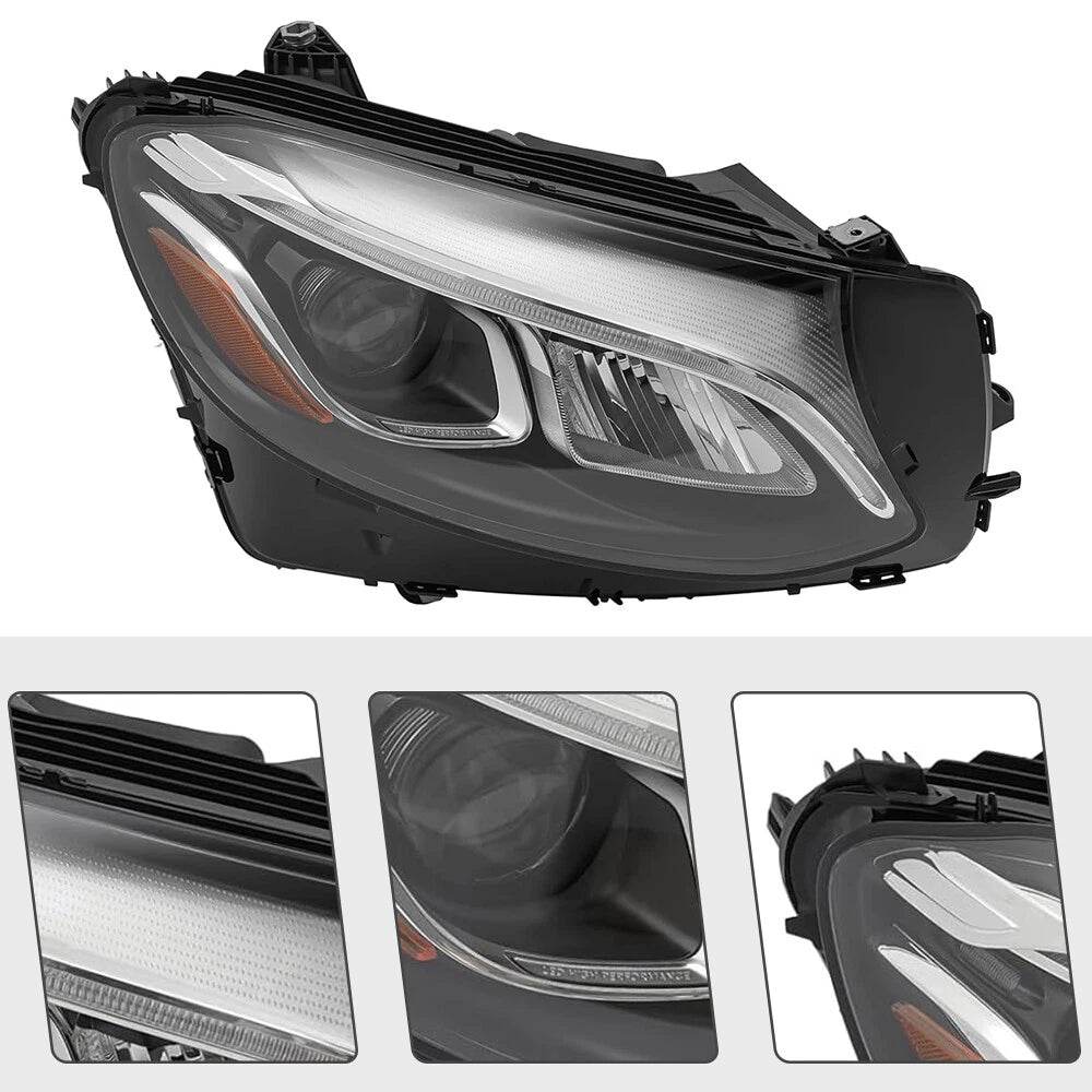 Full LED Headlight Set for Mercedes Benz GLC X253 (2016–2019) Left+Right Pair