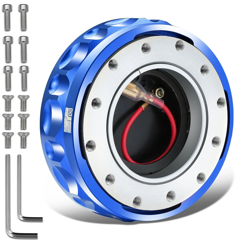 Steering Wheel Quick Release Hub Adapter Kit for Universal Vehicles (J2)