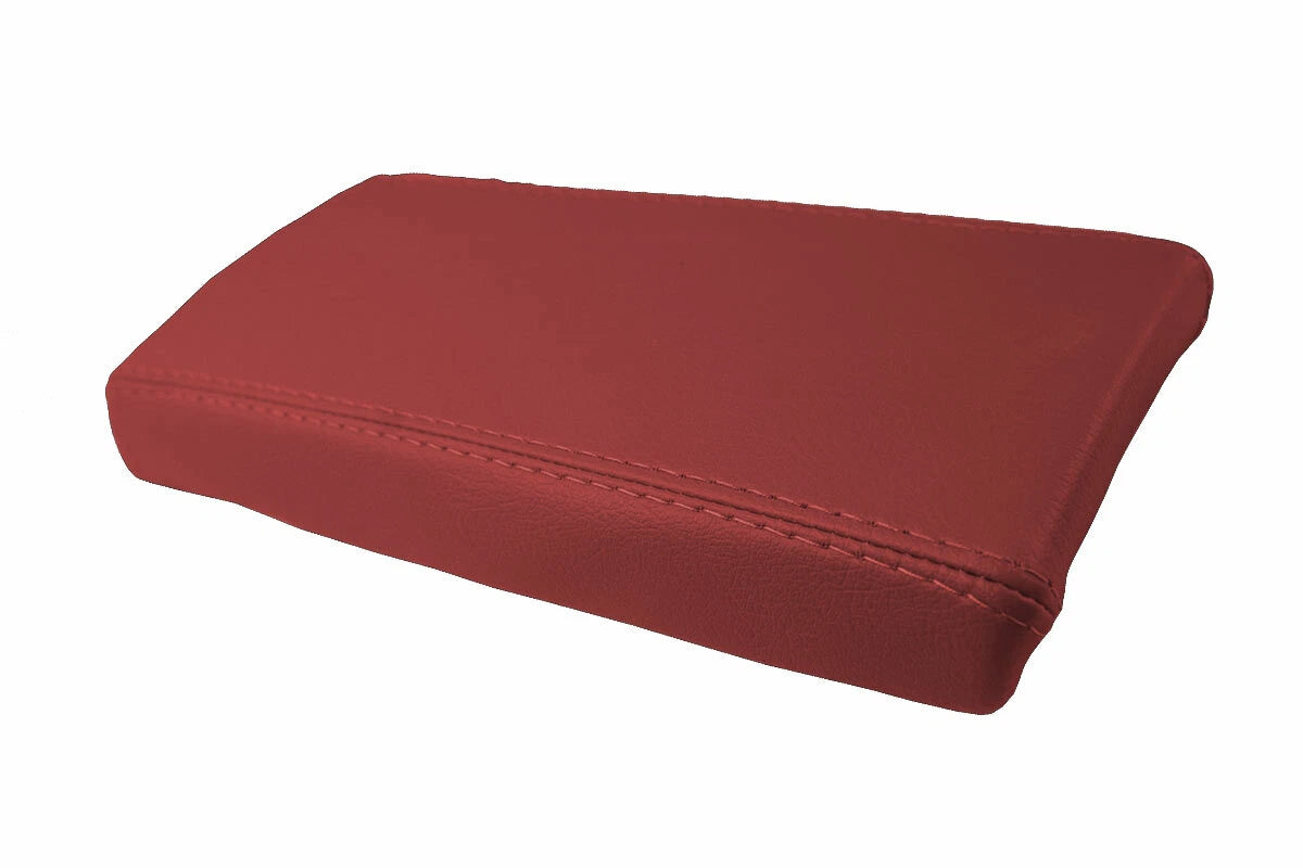 Leather Console Lid Pull Over Cover for Mazda Miata MX5 (1990–1997) Red