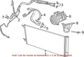 A/C Hose Assembly Seal for Dodge Ram 3500 (68142219AA)