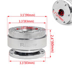 Quick Release Steering Wheel Hub Adapter for Universal Fit