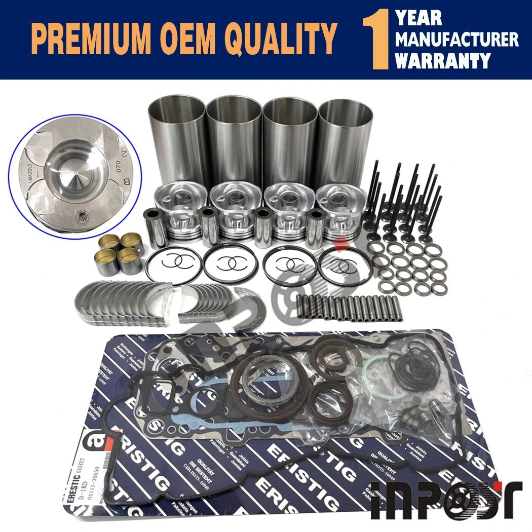 Overhaul Rebuild Kit 1KD 1KD-FTV for Toyota Hilux Prado Land Cruiser (3.0L)