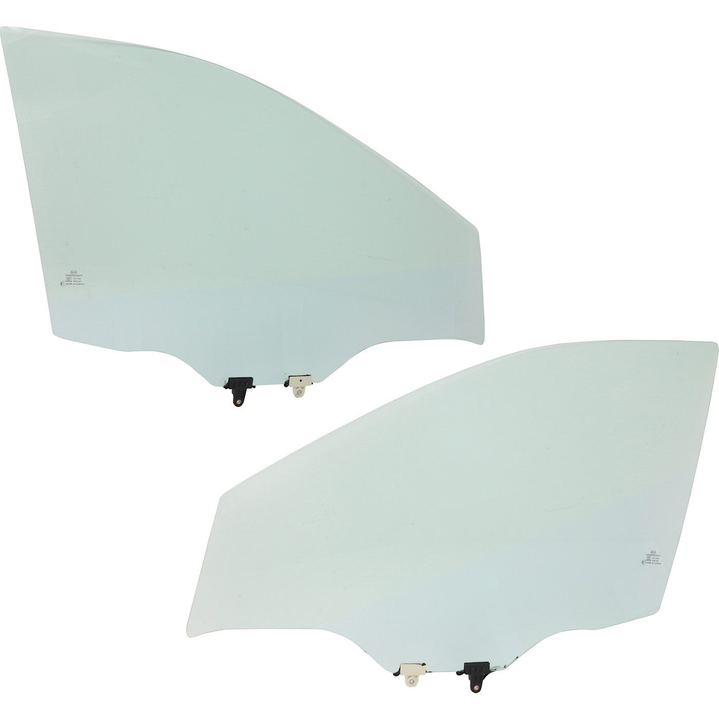 Set of 2 Front Door Glasses for Nissan Rogue