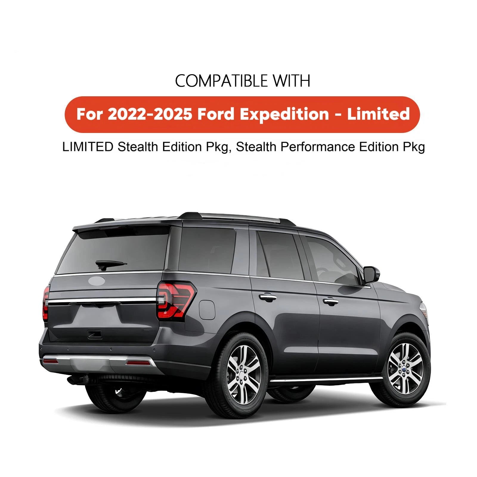 LED Tail Light for Ford Expedition Limited (2022–2025) Black Trim LH