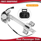 Rear Passenger Side Power Window Regulator with Motor for Buick LeSabre (2000–2005)