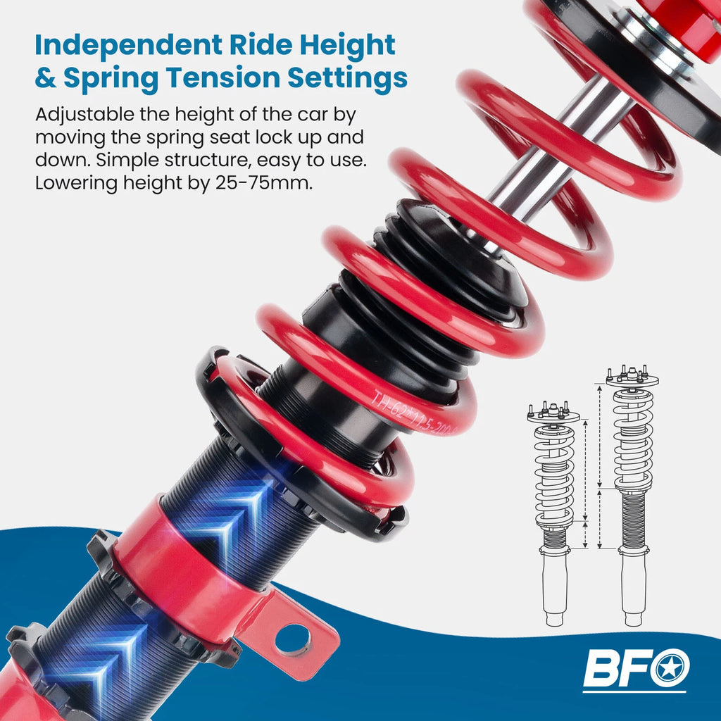 Coilover Lowering Kit for Nissan Altima Sedan (2013-2018)