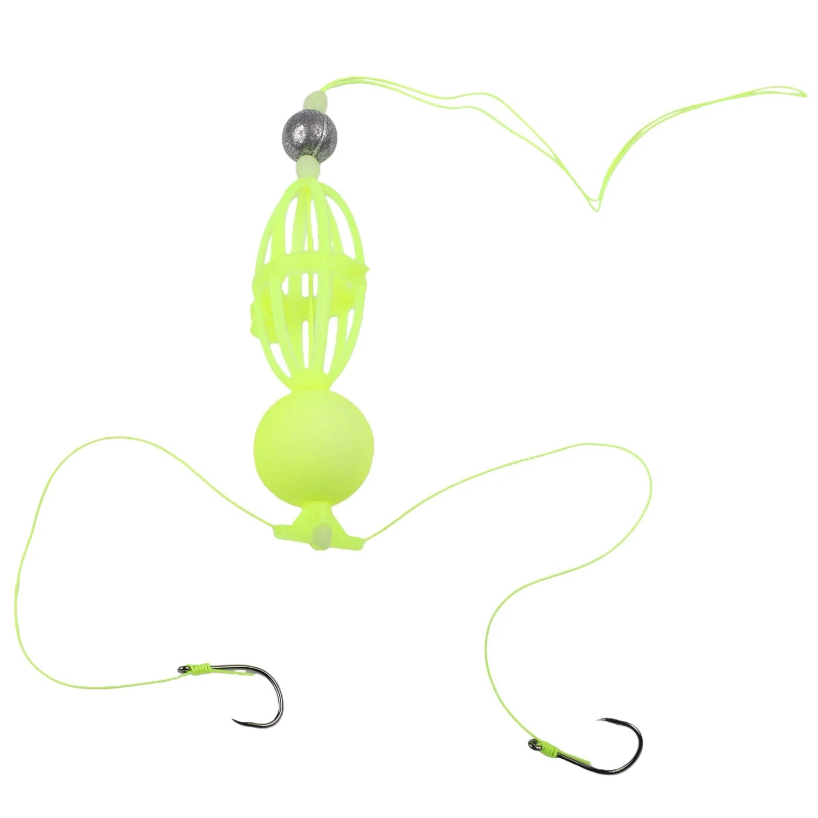 Metal Double Hook Fishing Hooks for (Sizes 8-13)