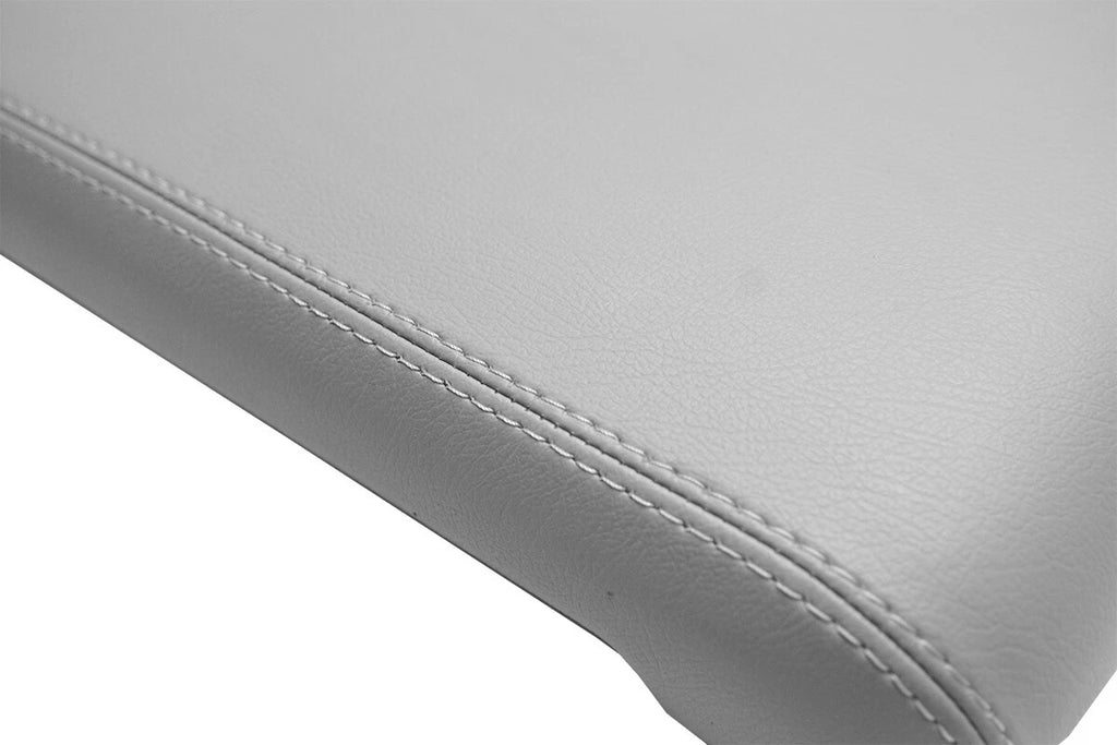 Console Lid Pull Over Cover Leather for Chevrolet Colorado (2015–2022) Light Gray