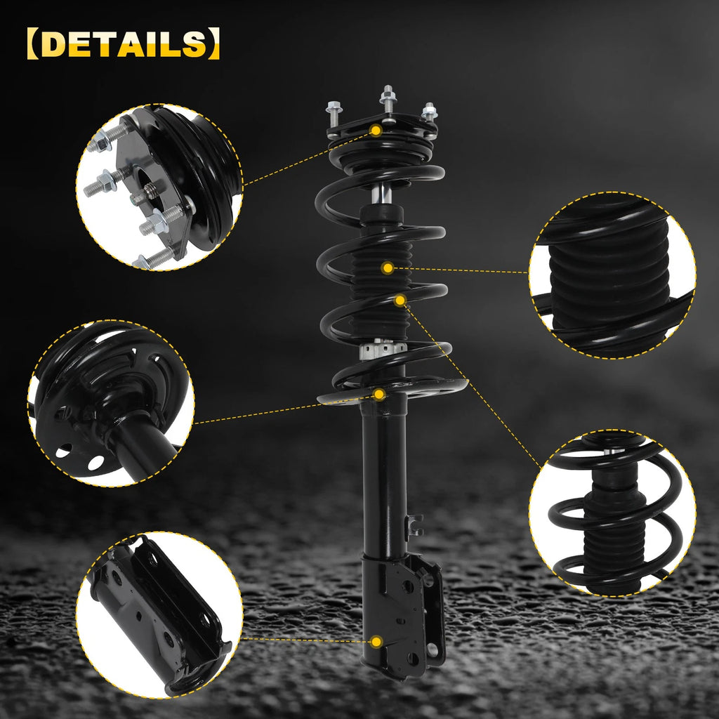 Set of 2 Complete Struts for Ford Explorer FWD