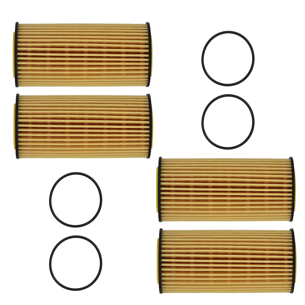 Oil Filter Kit Set of 4 for Audi A3 VW Golf Jetta (2006-2018)
