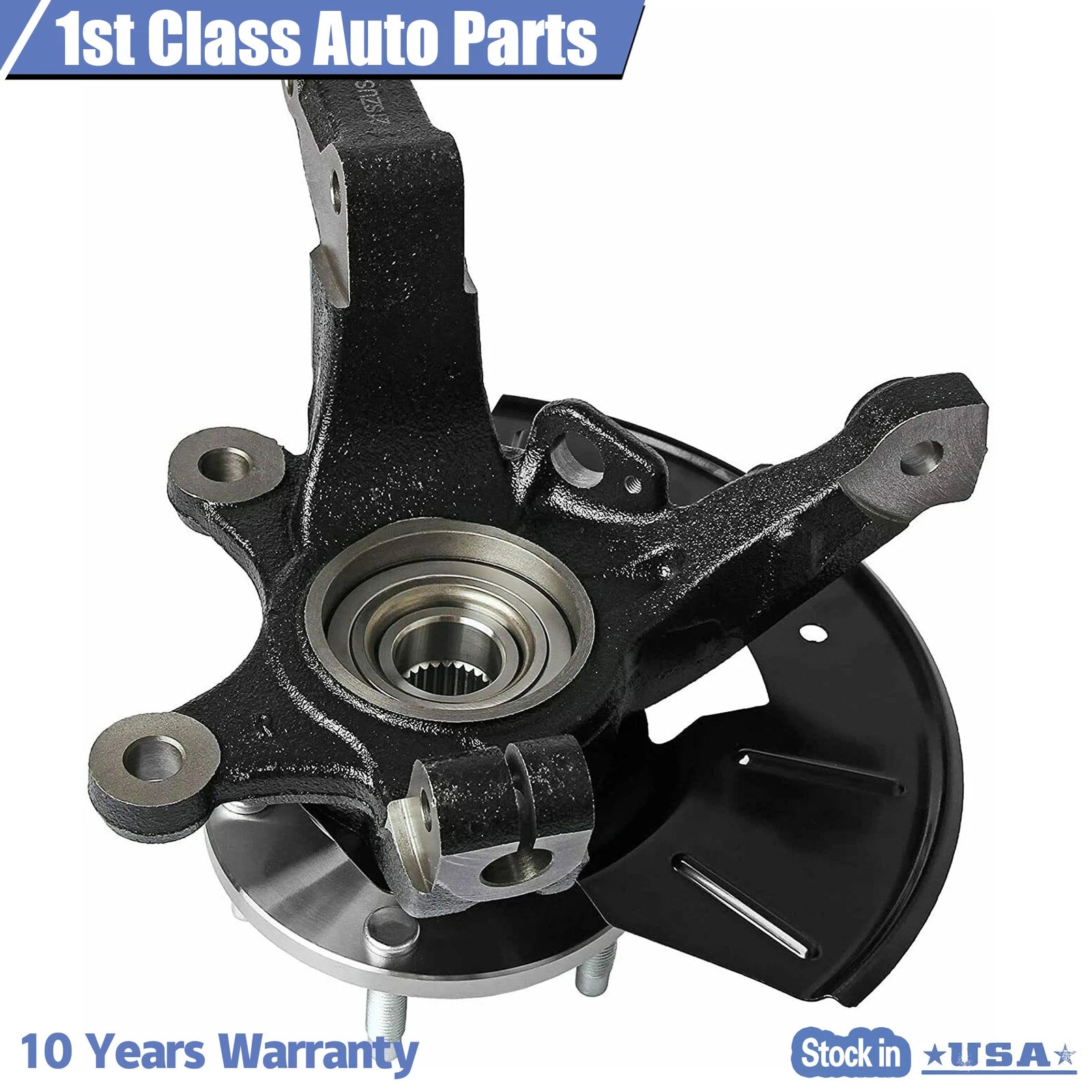 Right Front Wheel Bearing Hub Knuckle Assembly for Ford Escape Mazda Tribute (2005–2012)