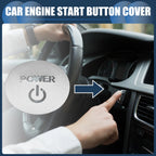 Engine Start Stop Button Cover for Honda Vezel RV Series (2014–2021) Silver Tone