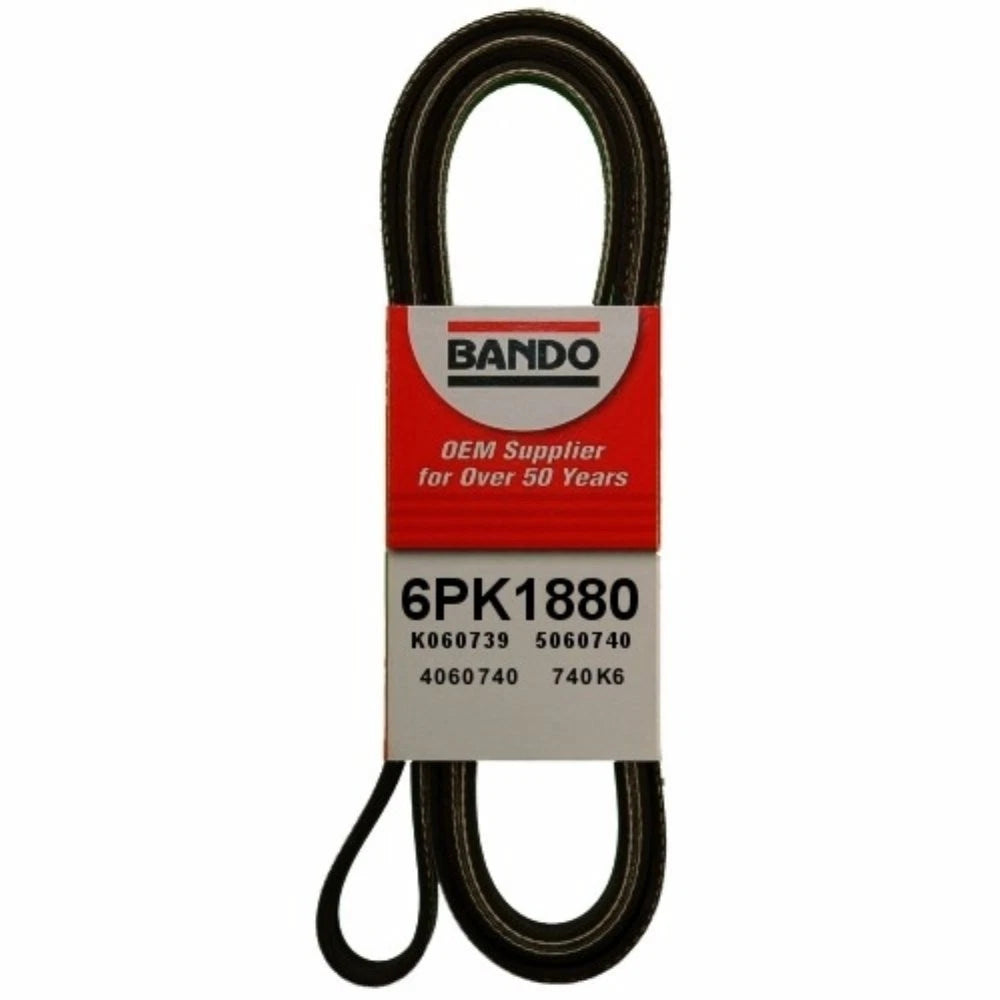 Serpentine Belt 6PK1880 for Audi Chevrolet Mercedes Toyota Volkswagen