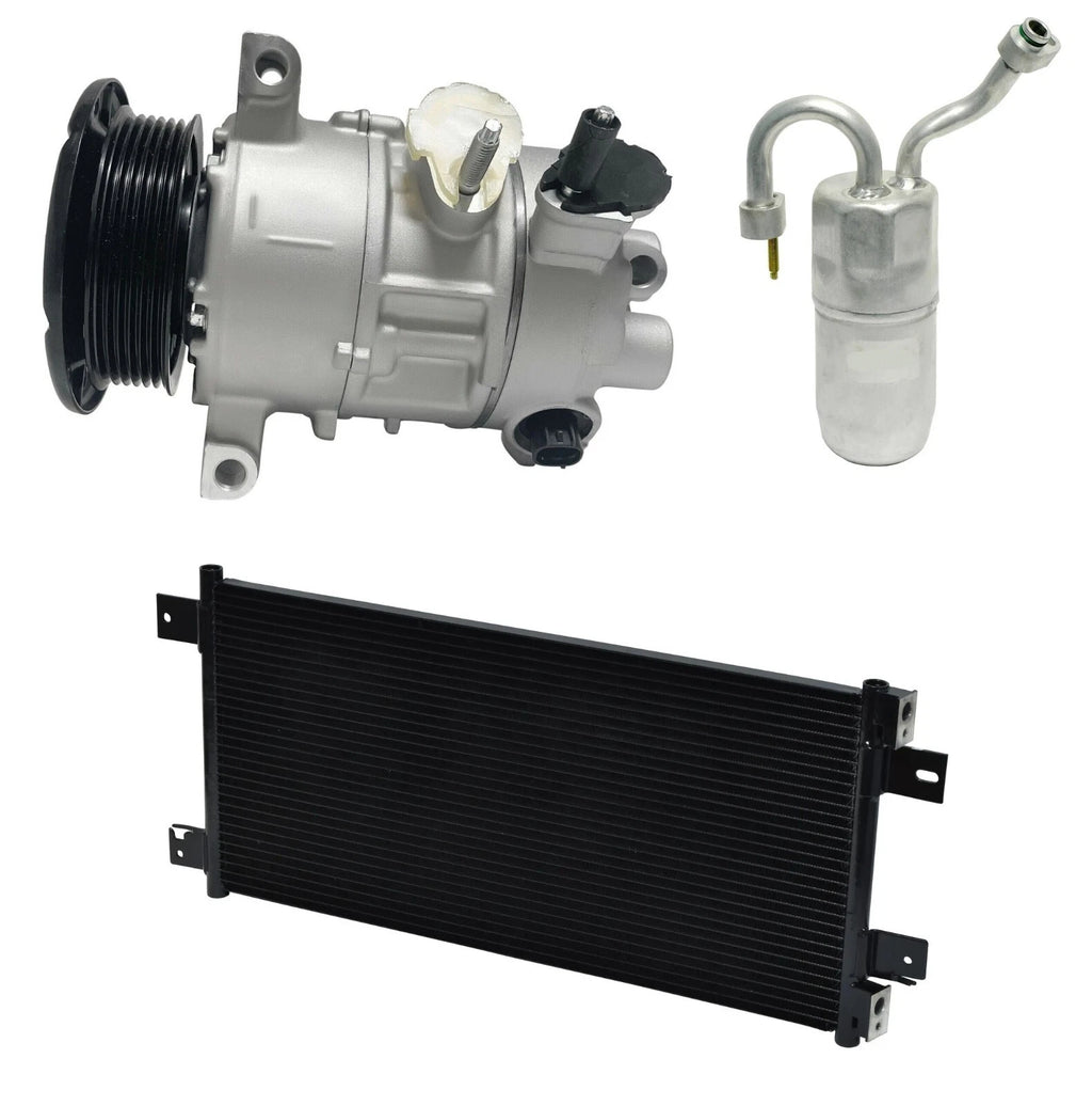 A/C Compressor Kit with Condenser for Jeep Compass 2.0L 2.4L (2008–2016)