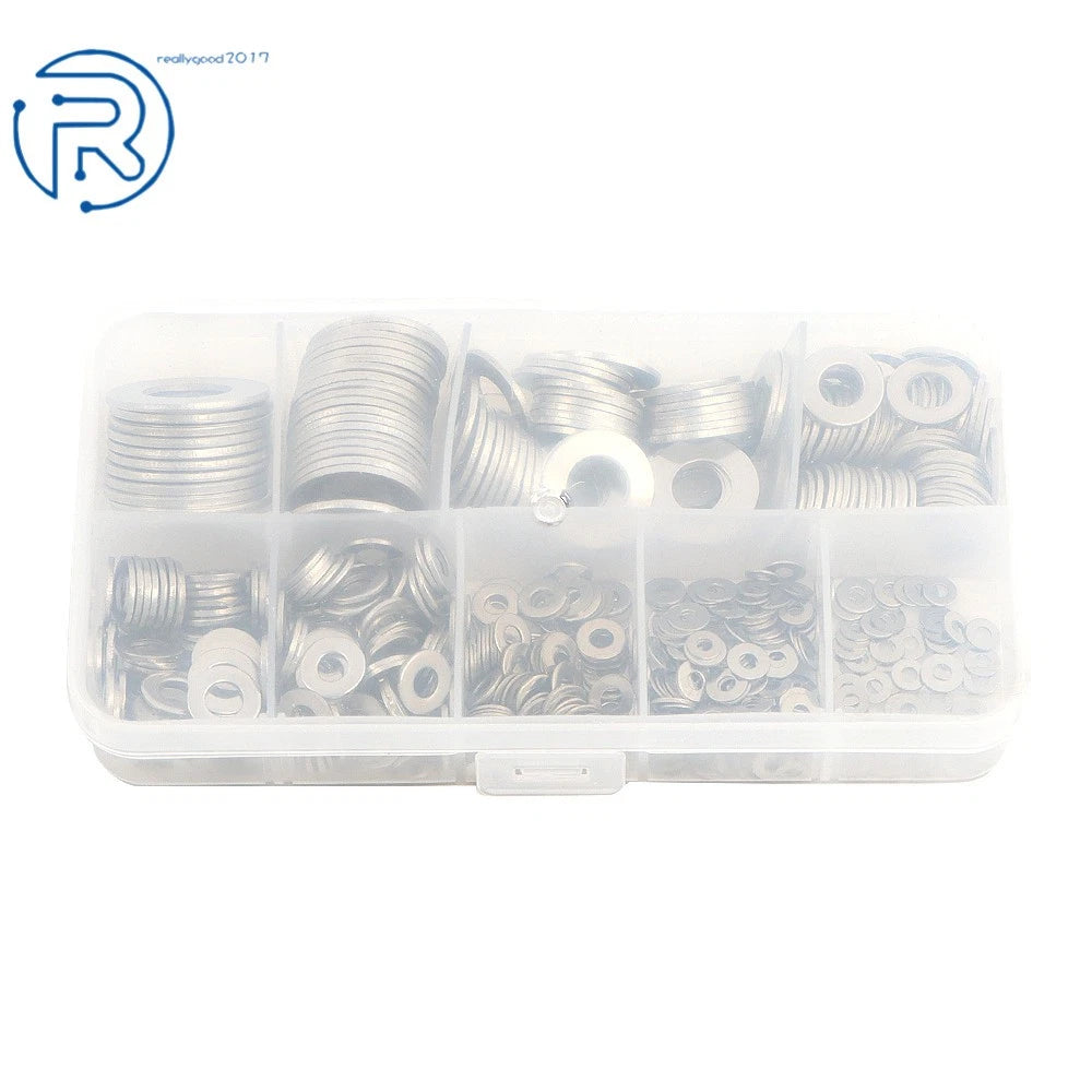 Set of 600 Flat Washers for Automotive Applications