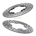 2X Front Brake Disc Rotors for Yamaha Wolverine 350 450 (2006–2010)