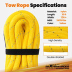 Kinetic Energy Tow Rope 7/8" x 30ft for 4WD SUV Truck (24250lbs)