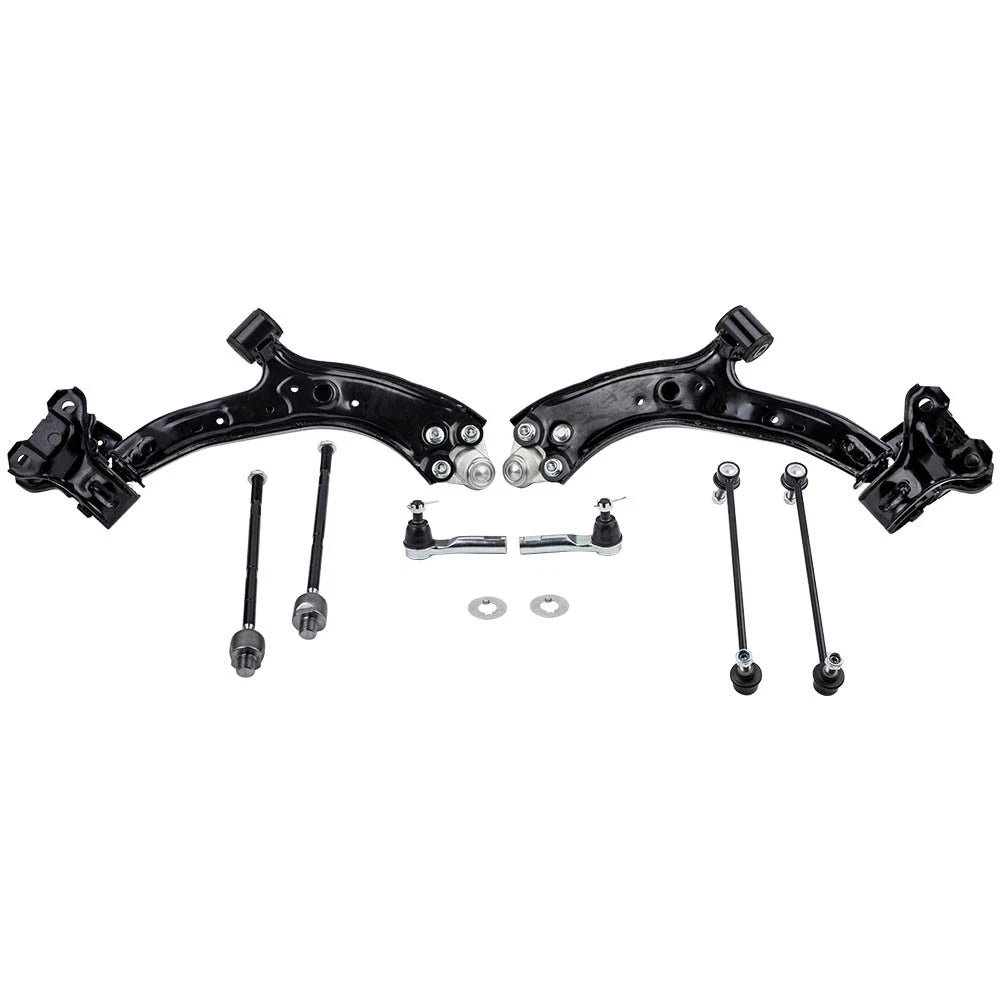 8x Front Lower Control Arm Sway Bar Tie Rods for Honda CR-V (2007–2011)