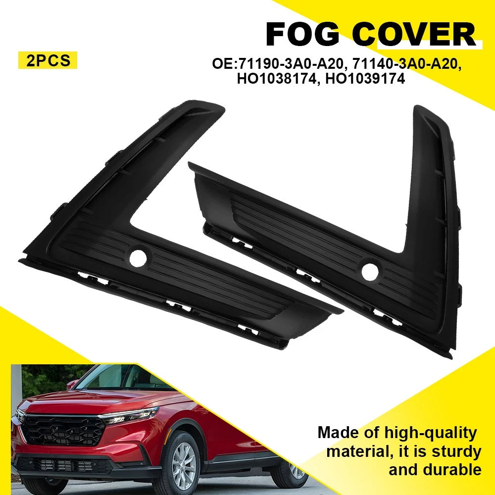 2X Fog Light Lamp Covers for Honda CR-V (2023–2025) Left+Right EXV