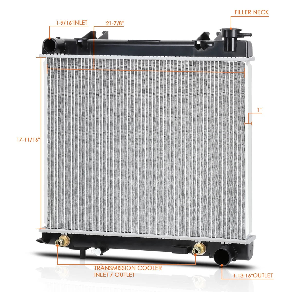 Aluminum Core Radiator for Dakota/Raider 2005–2011 DPI-2883