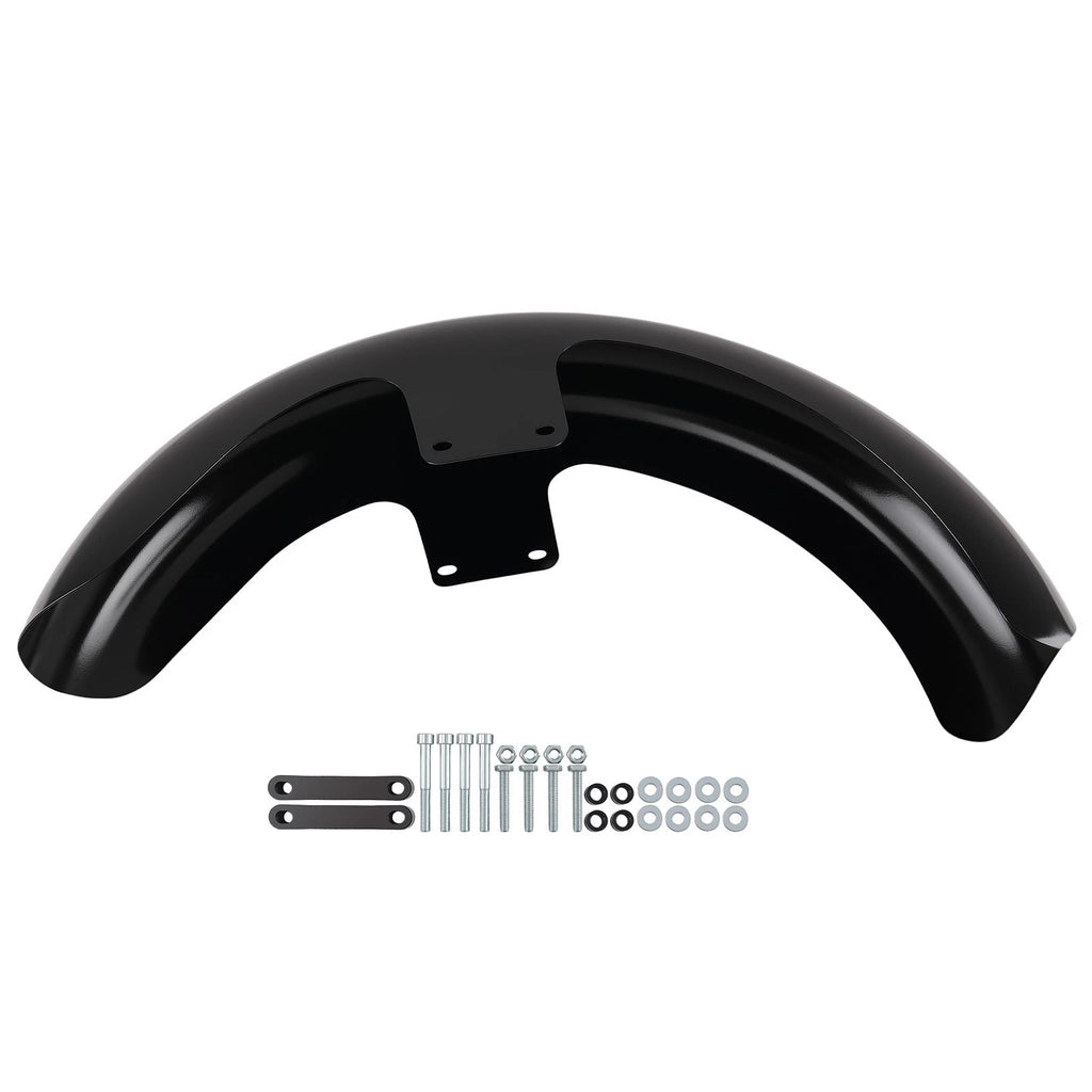 Black Front Mud Flap for Harley Electra Glide Ultra CVO (2006–2013)