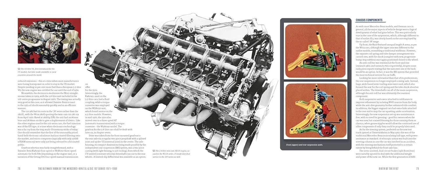 The Ultimate Mercedes-Benz SL & SLC 107 Series Book for Mercedes-Benz (1971-1989)