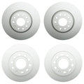 Hella Brake Rotors Kit 312mm Vented & 256mm Solid for A3 Jetta (FWD)