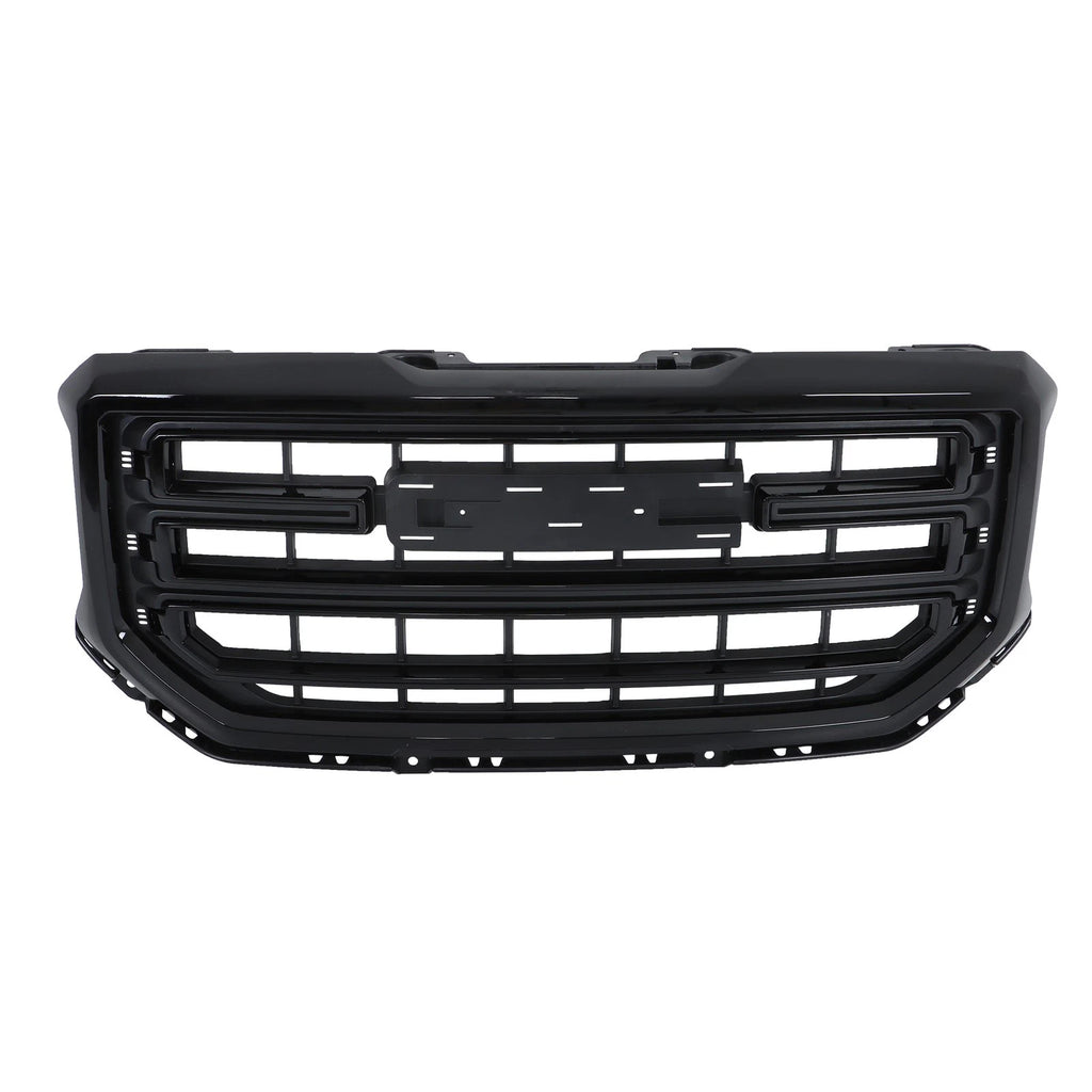 Gloss Black Front Center Mesh Grille for GMC Sierra 1500 (2016–2018)