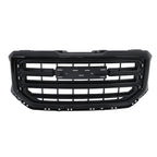 Gloss Black Front Center Mesh Grille for GMC Sierra 1500 (2016–2018)