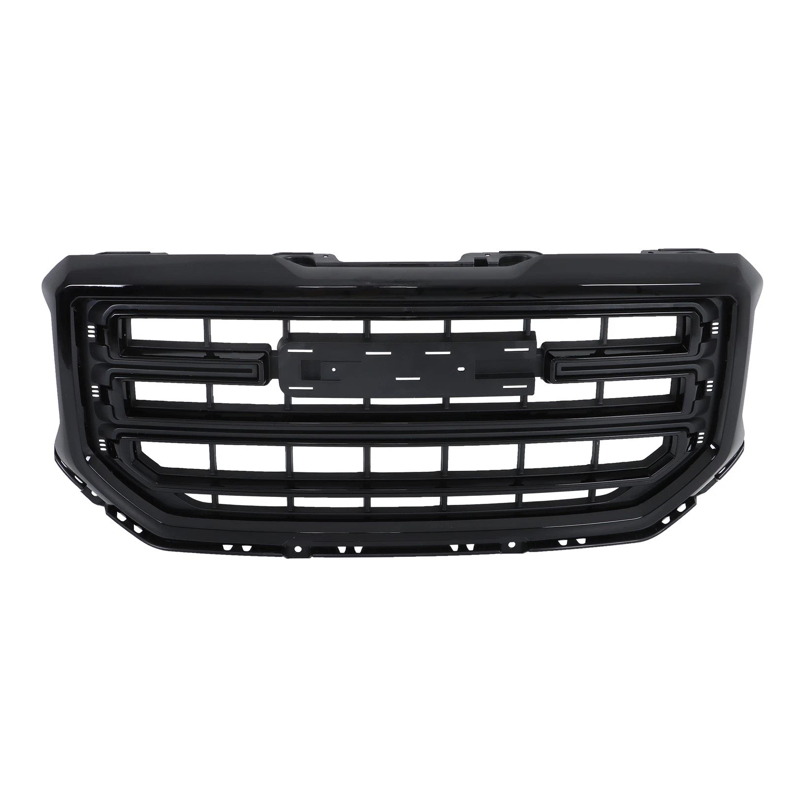 Gloss Black Front Center Mesh Grille for GMC Sierra 1500 (2016–2018)