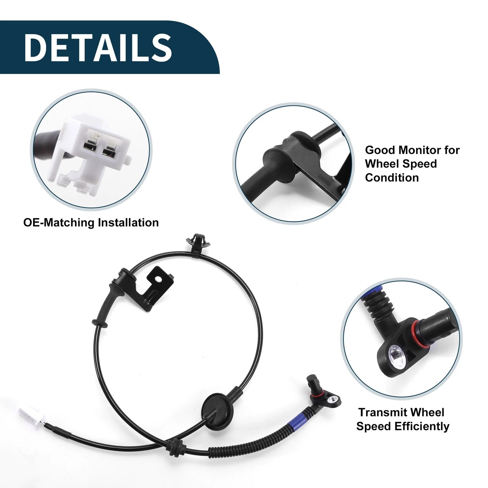 ABS Wheel Speed Sensor No. 956801R100 for Hyundai Accent (2012–2017)