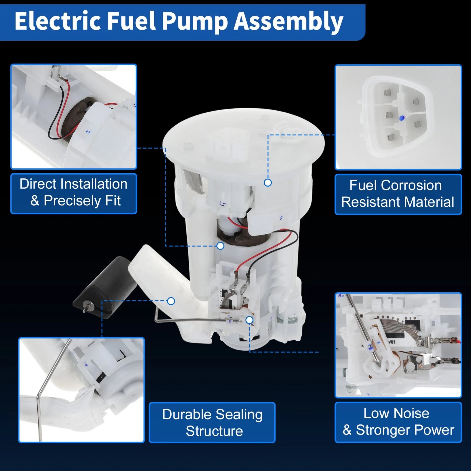 Fuel Pump Assembly Sending Unit No.SP9036M for Toyota Camry Avalon (2007–2011)