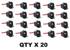 2 Prong Pigtail Connector for Truck Side Marker Clearance Trailer Light (Set)