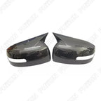 Side View Mirror Covers Carbon Fiber Look for Mitsubishi Lancer EVO (13-16)