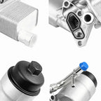 Engine Oil Cooler Filter Housing Adapter for Chevy Cruze Sonic Trax (2011–2019)