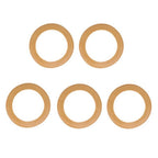 Set of 5 Rubber Piston Rings for Air Compressor Accessories