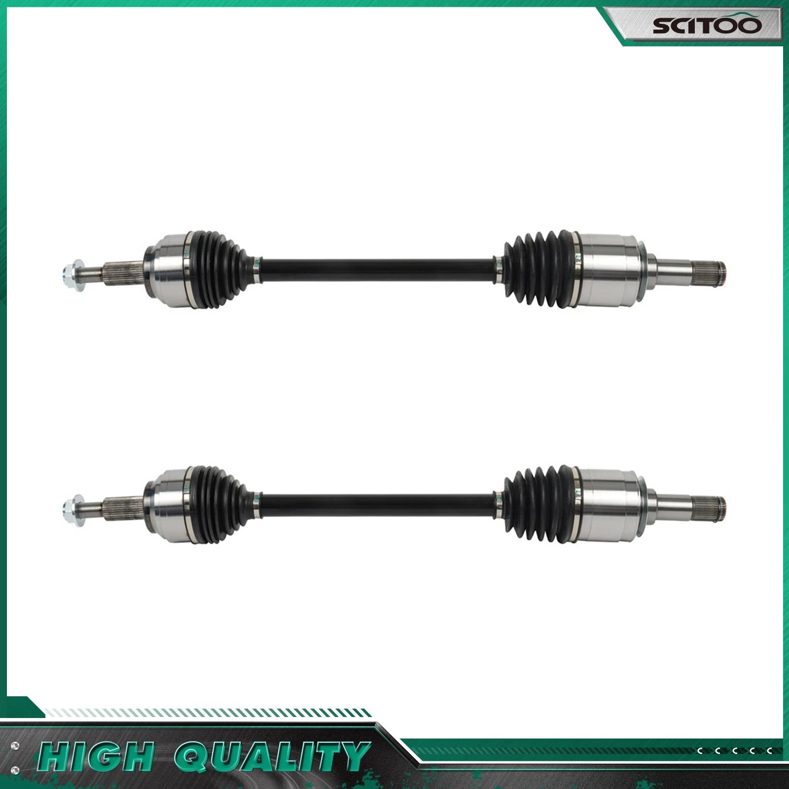 2X CV Axle Assembly Rear for Jeep Grand Cherokee, Dodge Durango (2005–2010)